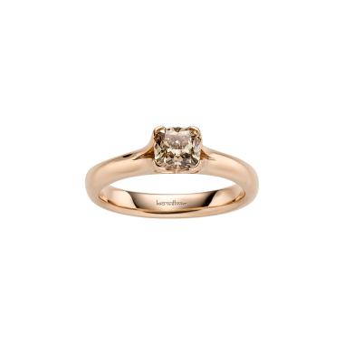 Ringe, Roségold, Leo Wittwer Candlelight Solitaire Ring