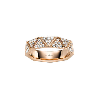 Ringe, Roségold, Leo Wittwer Love Icon Ring