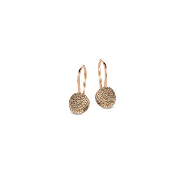         Roségold, Ohrringe, Bigli Mini Waves Earrings