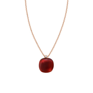         Roségold, Halsschmuck, Bigli Mini Sweety Anhänger mit Kette