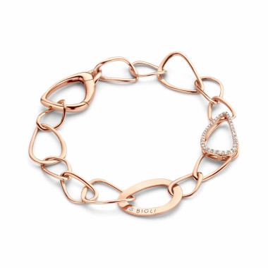         Roségold, Armschmuck, Bigli LINK N°1 Bracelet