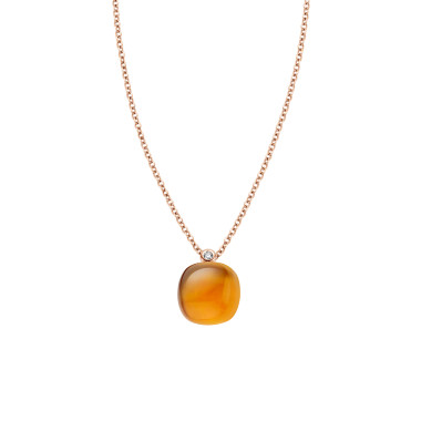         Roségold, Halsschmuck, Bigli Mini Sweety Anhänger mit Kette