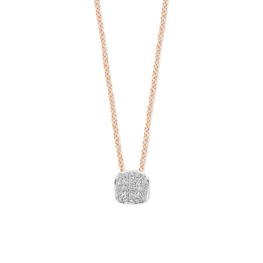         Roségold, Halsschmuck, Bigli Victor Anhänger mit Kette