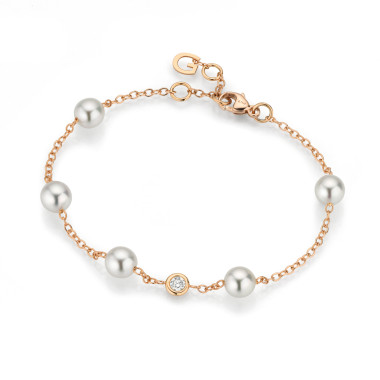         Roségold, Armschmuck, Gellner Salt´n Pepper Armband