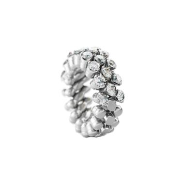 Ringe, Weißgold, Serafino Consoli Brevetto Multi-Size Ring