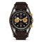 Leder, Gelbgold, Schwarz