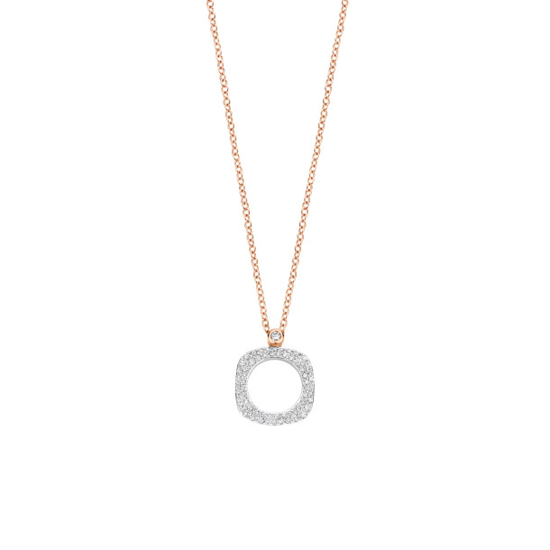         Roségold, Halsschmuck, Bigli Elements Anhänger mit Kette