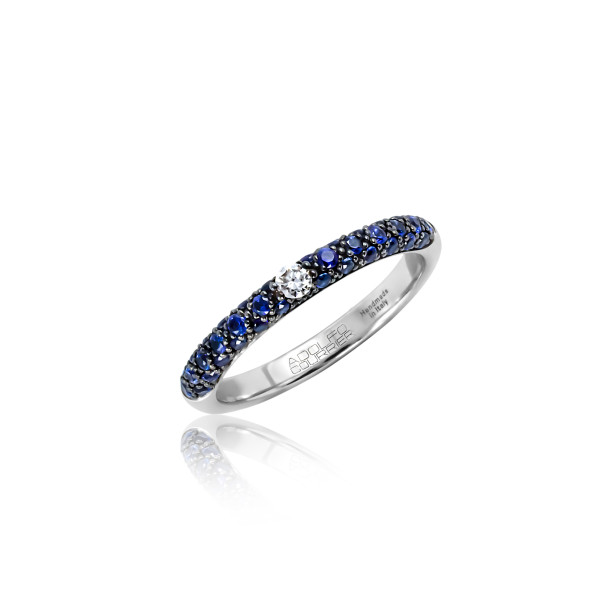         Weißgold, Ringe, Adolfo Courrier Jeans Ring