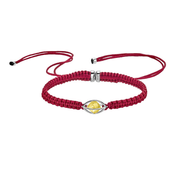         Weißgold, Armschmuck, Leo Wittwer Rough Cut® Macramé Armband