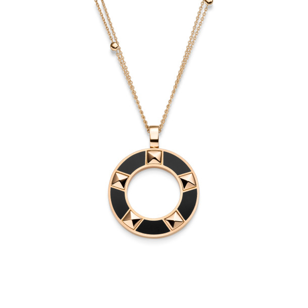         Roségold, Halsschmuck, Leo Wittwer Contemporary Anhänger mit Halskette
