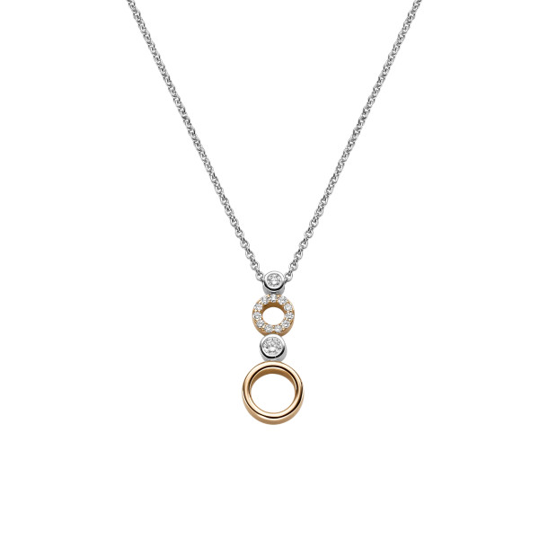         Weißgold, Halsschmuck, Leo Wittwer Panta rhei® Collier