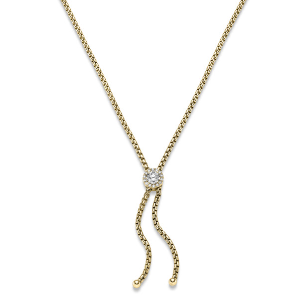         Gelbgold, Halsschmuck, Leo Wittwer Candlelight Collier
