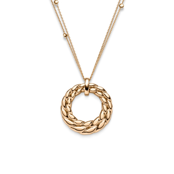         Roségold, Halsschmuck, Leo Wittwer Contemporary Anhänger mit Halskette