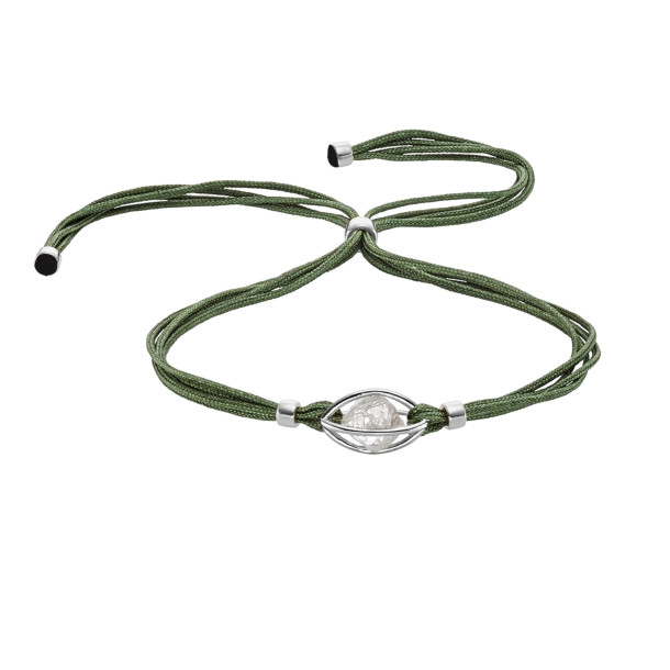         Weißgold, Armschmuck, Leo Wittwer Rough Cut® Original Armband
