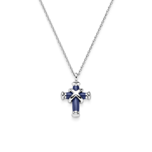         Weißgold, Halsschmuck, Leo Wittwer Leo Wittwer Kreuz Mini mit Kette