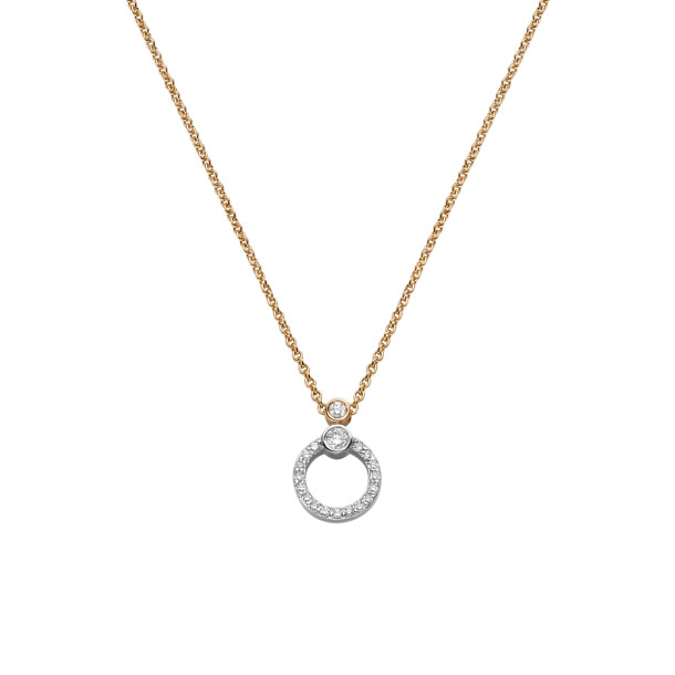         Roségold, Halsschmuck, Leo Wittwer Panta rhei® Collier