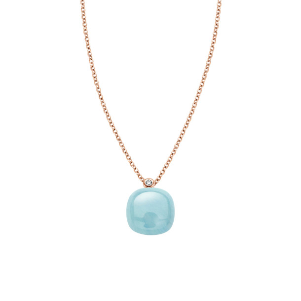        Roségold, Halsschmuck, Bigli Mini Sweety Anhänger mit Kette