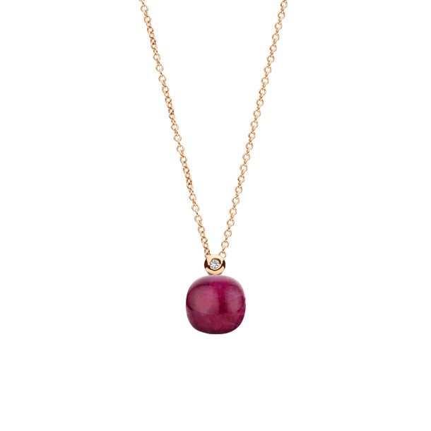         Roségold, Halsschmuck, Bigli Mini Sweety Anhänger mit Kette klein