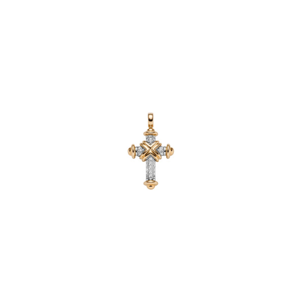         Roségold &amp; Weißgold, Halsschmuck, Leo Wittwer Crosses Leo Wittwer Kreuz