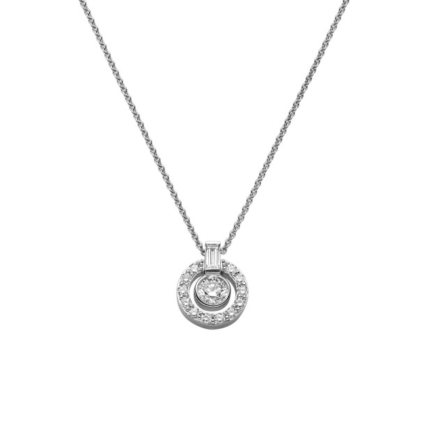        Weißgold, Halsschmuck, Leo Wittwer Panta rhei® Collier