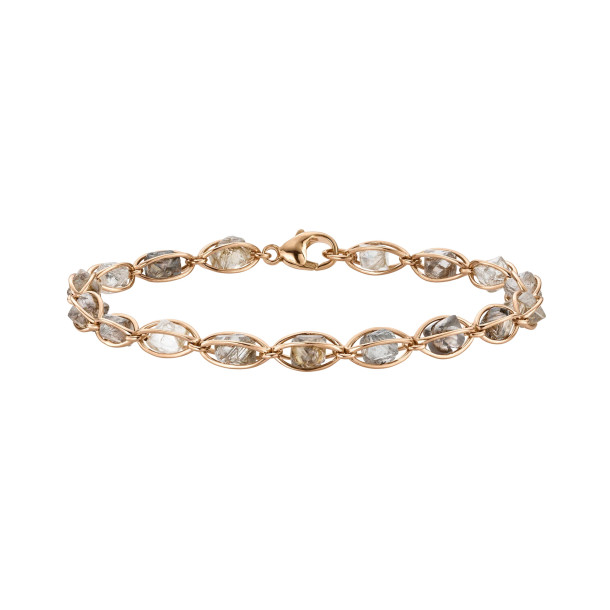         Roségold, Armschmuck, Leo Wittwer Rough Cut® Armband