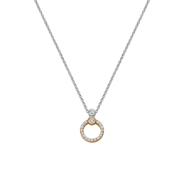         Weißgold, Halsschmuck, Leo Wittwer Panta rhei® Collier