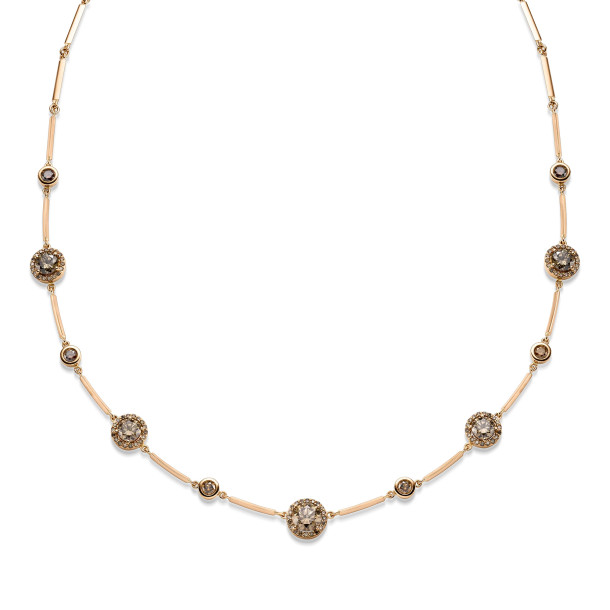         Roségold, Halsschmuck, Leo Wittwer Candlelight Collier