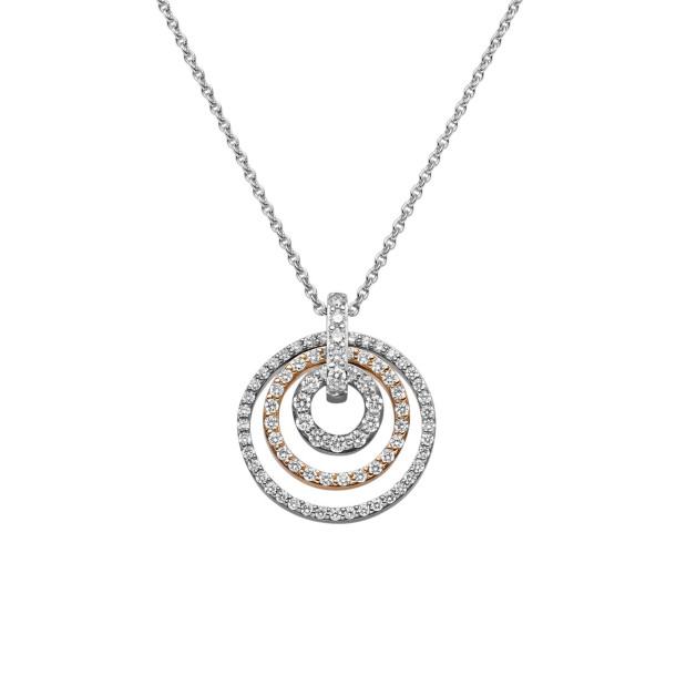         Weißgold, Halsschmuck, Leo Wittwer Panta rhei® Collier