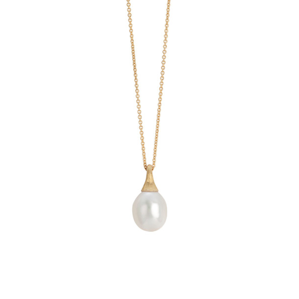         Gelbgold, Halsschmuck, Marco Bicego Africa Gemstone Anhänger mit Halskette