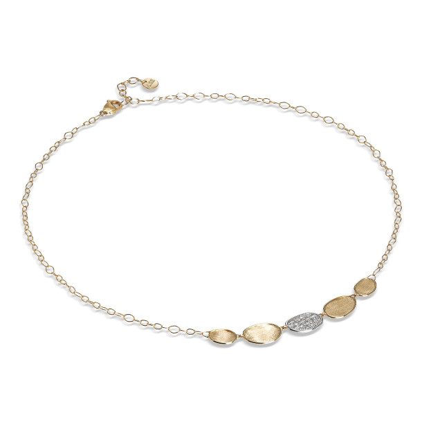         Gelbgold, Halsschmuck, Marco Bicego Lunaria Halskette