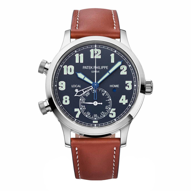         Damen- und Herrenuhr, Automatik, Patek Philippe Calatrava Pilot Travel Time