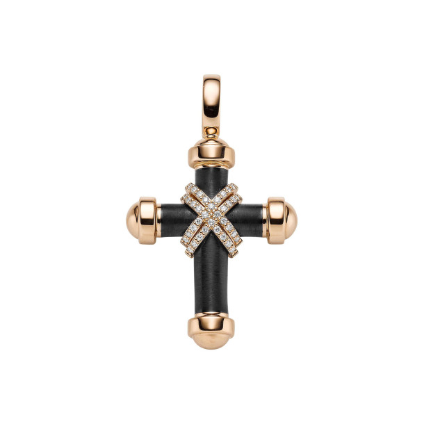         Roségold, Halsschmuck, Leo Wittwer Crosses Leo Wittwer Kreuz