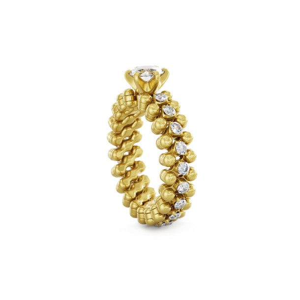         Gelbgold, Ringe, Serafino Consoli Brevetto Solitaire Multi-Size Ring