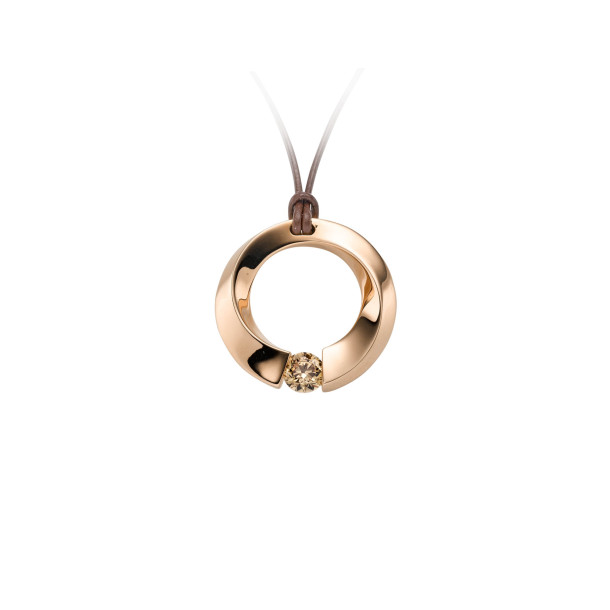         Roségold, Halsschmuck, Leo Wittwer Men Anhänger