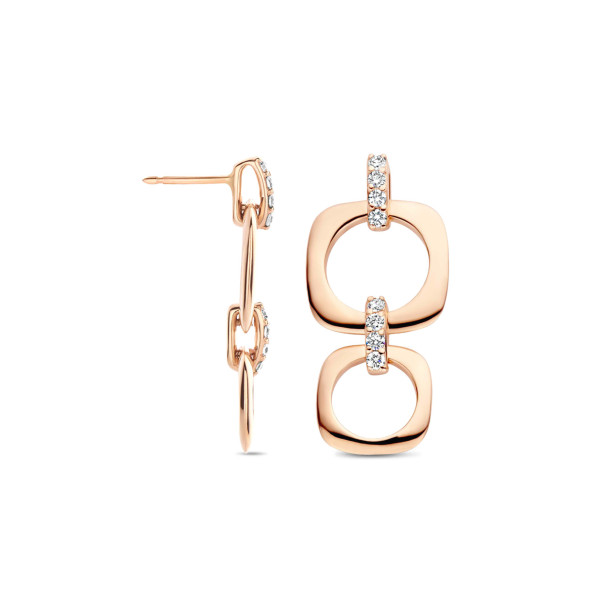         Roségold, Ohrringe, Bigli Elements Ohrringe