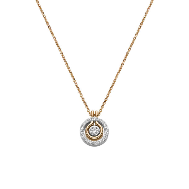         Roségold, Halsschmuck, Leo Wittwer Panta rhei® Collier