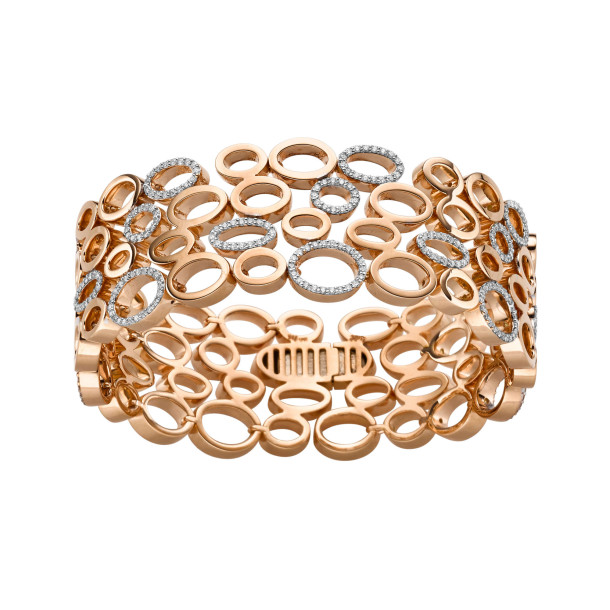         Roségold, Armschmuck, Leo Wittwer Panta rhei® Armreif