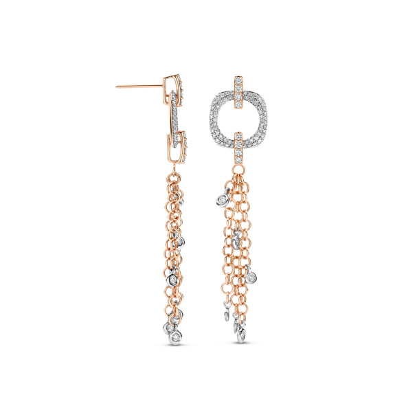         Roségold, Ohrringe, Bigli Elements Ohrringe