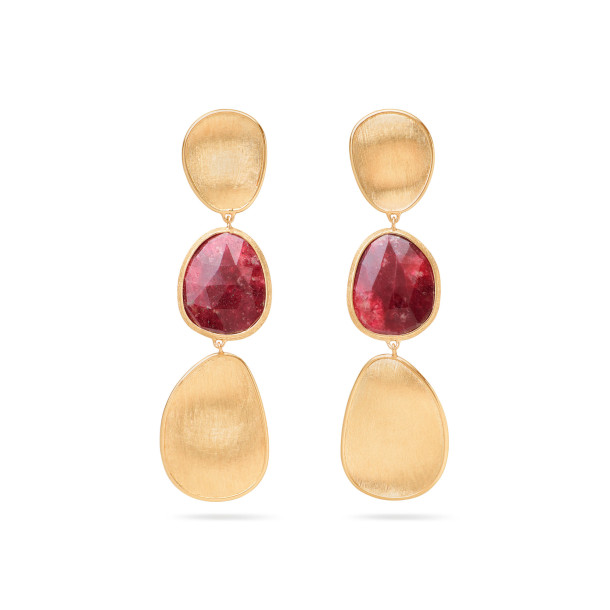         Gelbgold, Ohrringe, Marco Bicego Lunaria Color Ohrhänger