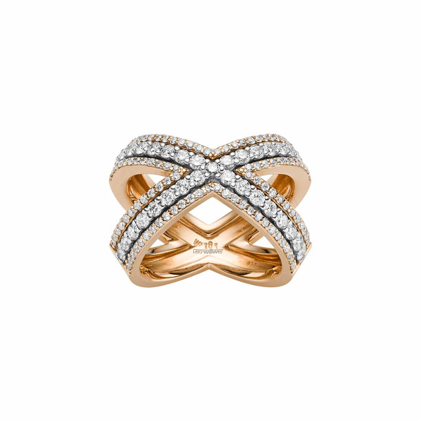        Roségold, Ringe, Leo Wittwer Crosses Ring
