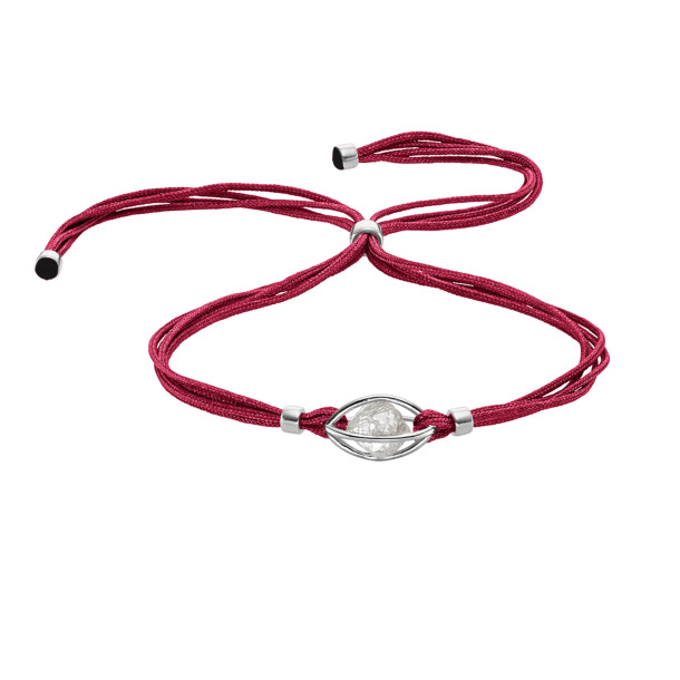        Weißgold, Armschmuck, Leo Wittwer Rough Cut® Original Armband
