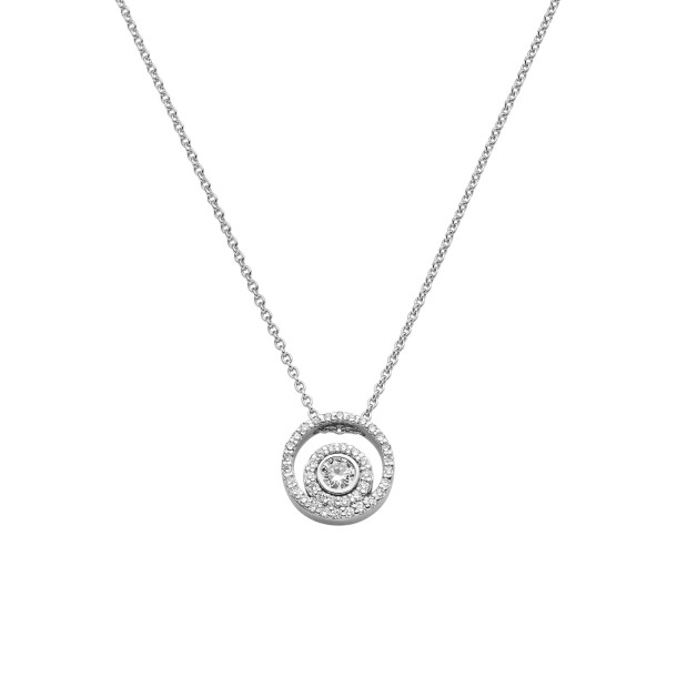         Weißgold, Halsschmuck, Leo Wittwer Panta rhei® Collier