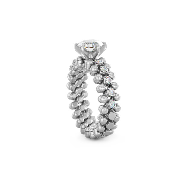         Weißgold, Ringe, Serafino Consoli Brevetto Solitaire Multi-Size Ring