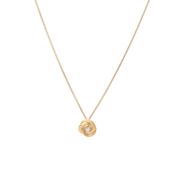         Gelbgold, Halsschmuck, Marco Bicego Jaipur Link Anhänger mit Halskette