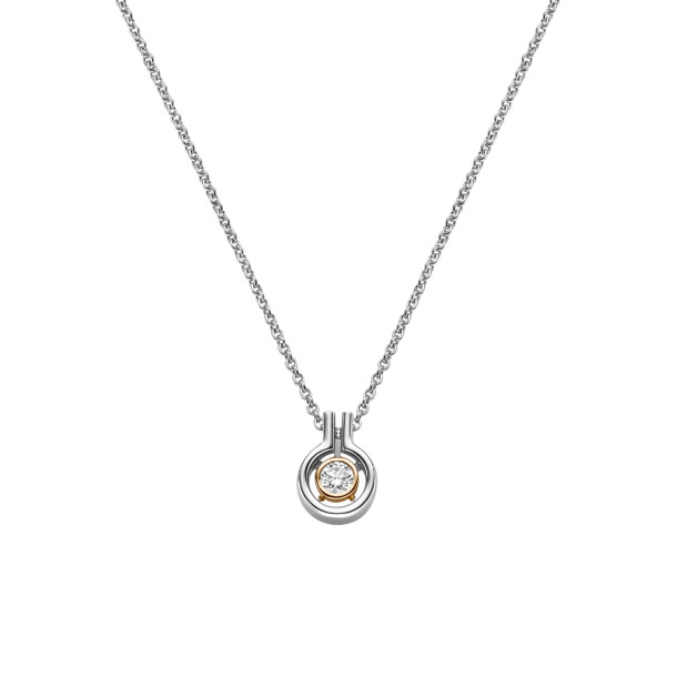         Weißgold, Halsschmuck, Leo Wittwer Panta rhei® Collier