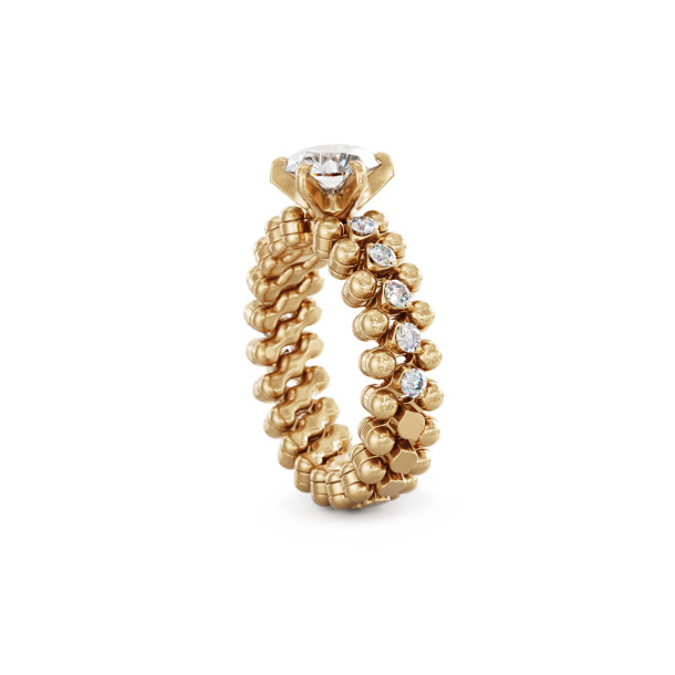        Roségold, Ringe, Serafino Consoli Brevetto Solitaire Multi-Size Ring