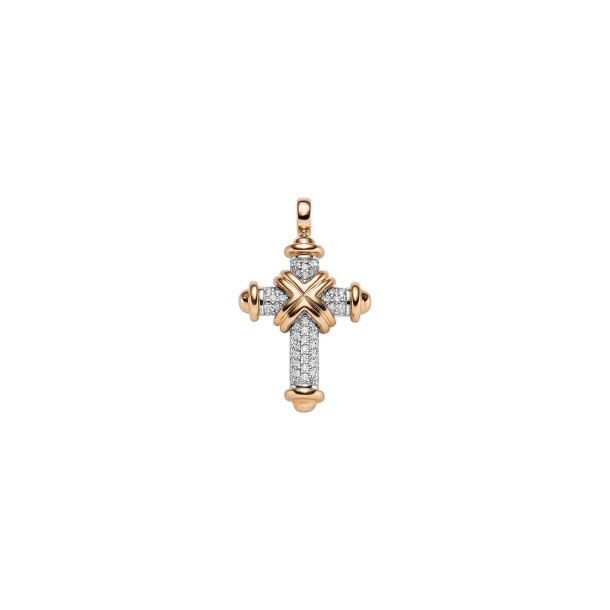         Roségold &amp; Weißgold, Halsschmuck, Leo Wittwer Crosses Leo Wittwer Kreuz