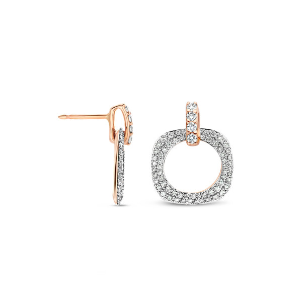         Roségold, Ohrringe, Bigli Elements Ohrringe