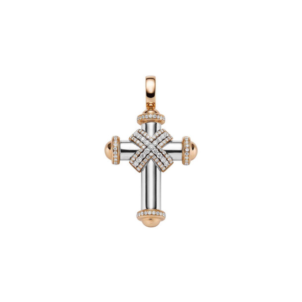         Roségold &amp; Weißgold, Halsschmuck, Leo Wittwer Crosses Leo Wittwer Kreuz