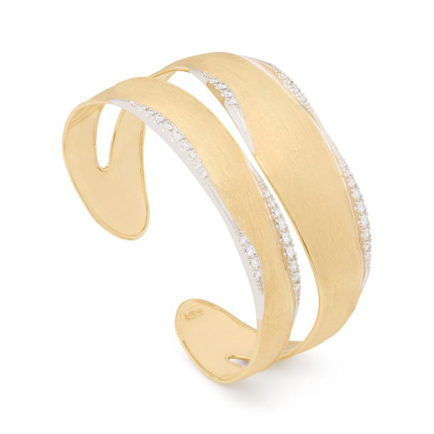         Gelbgold, Armschmuck, Marco Bicego Lunaria Diamonds Armreif